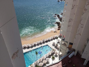 Departamento con hermosa vista al mar y acceso a playa, 2 albercas